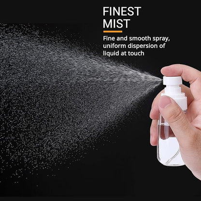 RELANOR Pack 4 Small Spray Bottle Travel Size 2oz/60ml - Fine Mist Mini Empty Spray Bottles - Leak Proof - for Toners, Face & Hair Mist