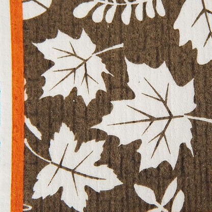 DII Swedish Dishcloths for Kitchen & Cleaning, Reusable, Machine Washable & Dishwasher Safe, Biodegradable, 7.75 x 6.75, It's Fall Y'all, 3 Piece