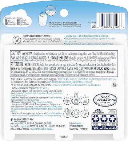 Febreze Odor-Fighting Fade Defy PLUG Air Freshener Refill, Hawaiian Aloha, (2) .87 fl. oz. Oil Refills