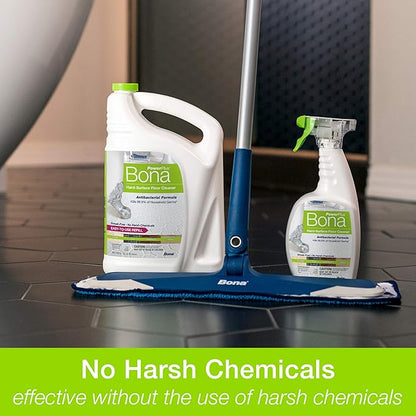 Bona PowerPlus Multi-Surface Floor Deep Cleaner Spray - 32 fl oz - Refillable - Antibacterial Floor Cleaning Solution for Stone, Tile, Laminate, and Vinyl Floors
