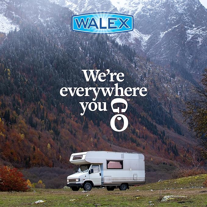 Walex Citra-Fresh Liquid Holding Tank Treatment for RV, Camper & Marine - Black Water Tank Deodorizer for Rapid Breakdown of Waste & Toilet Paper, Biocide-Free, Septic Tank Safe, 1 Gallon