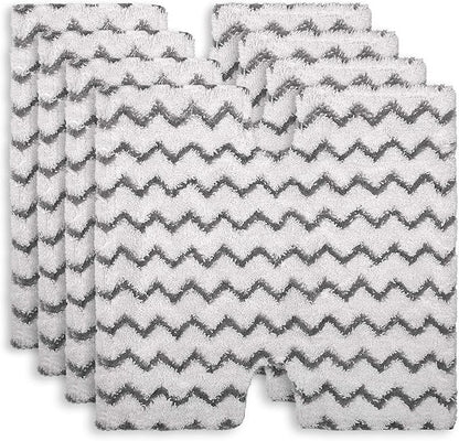 Flammi Steam Mop Pad for Shark Genius Lift-Away Pro S5003D S5002Q S5003A S6001W S6001WM S6002 S6002C S6003D S6003 S3973 S3973D S3973WM Washable Steam Mop Replacement Mop Cloth, 4 Pack