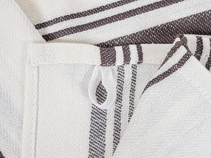 KAF Home Assorted Flat Kitchen Towels - Set of 10, 18 x 28 Inch (Gray)