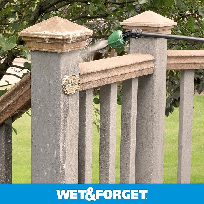 Wet & Forget Moss, Mold, Mildew, & Algae Stain Remover Multi-Surface Outdoor Cleaner Concentrate, Original, 128 Fluid Ounces