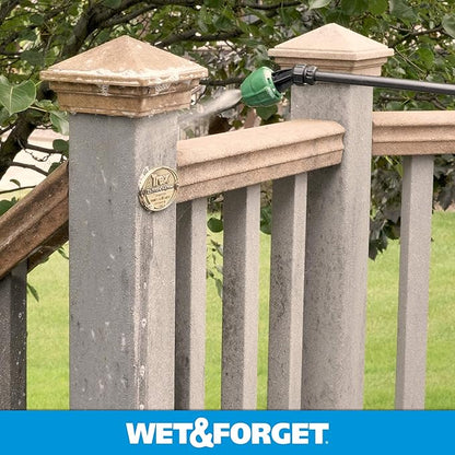 Wet & Forget Moss, Mold, Mildew, & Algae Stain Remover Multi-Surface Outdoor Cleaner Concentrate, Original, 128 Fluid Ounces