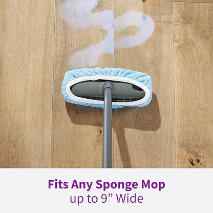 Rejuvenate Microfiber Bonnet Applicator, 1 Count, Converts Any Sponge Mop To A Reusable Microfiber Mop