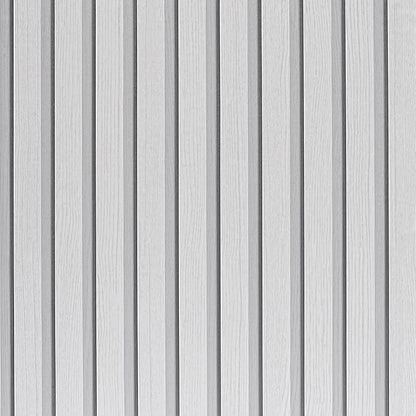 White Wood Slat Wallpaper - Peel & Stick Self-Adhesive (23.6" x 200" Large Roll), Wood Effect Contact Paper for Walls, Removable DIY Wall Covering for Bedroom, Living Room & Accent Walls