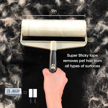 Spotty Supersize Extra Sticky, Adhesive Lint Roller Refill, Pet Cat & Dog Hair Remover for Clothes and Furniture, 60 Sheet ct