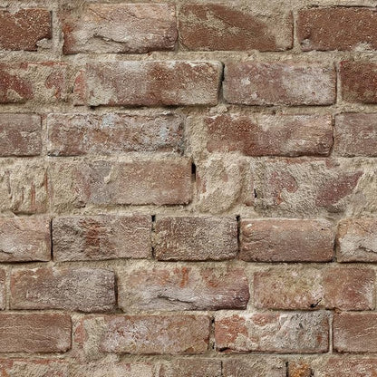 Red Brick Wallpaper Peel and Stick Faux Brown Brick Contact Paper 393inL 17.3inW Self Adhesive Fireplace Wallpaper for Bedroom Kitchen Backsplash Waterproof Red Chimney Contact Paper for Walls