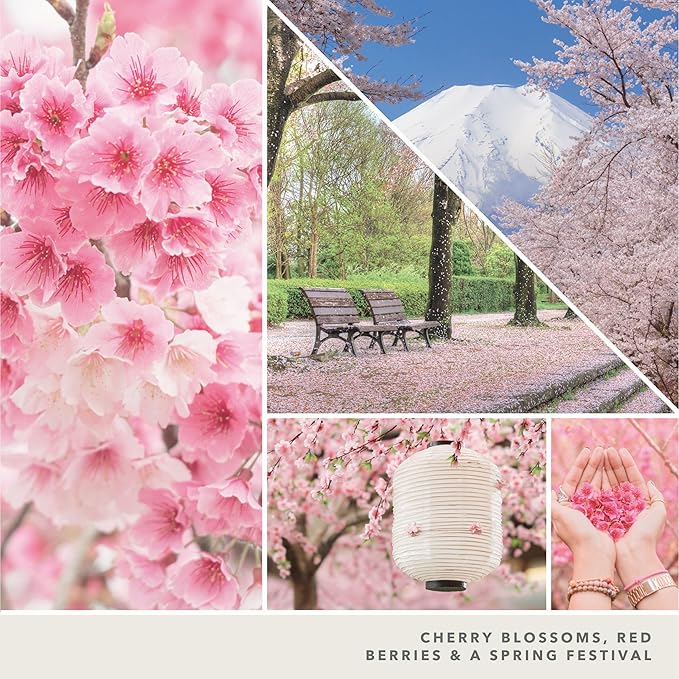 Yankee Candle Mini Jar Scented Candles, Sakura Blossom Festival, Up to 10 Hour Burn Time 1.3 oz Glass Candles (Pack of 4),