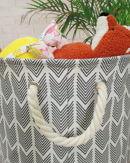 Round Laundry Basket Storage Bins Nursery Hamper Gift Baskets for Home,Office,Home Decor