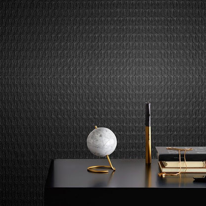 3D Peel and Stick Wallpaper, 15.7" X 118.1" Black Diamond Pattern Textured Removable Contact Paper for Walls Waterproof DIY Accent Wall Decor Self Adhesive