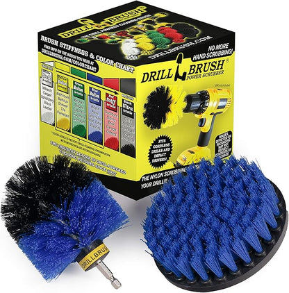 Marine Cleaning Supplies - Boat Cleaning Brush Accessories - Boat Hull Cleaner - Boat Deck Scrubbing Tool - Pool Deck Scrubber - Barnacle Buster Brush Set - Tank Cleaning Complete Kit - Pool Lining