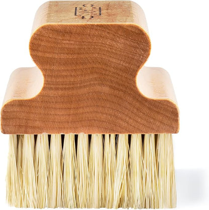 CLARK'S Cutting Board Scrub Brush - for Applying Food Grade Mineral Oil - Food Safe Wood Stain - Ideal for Wooden Butcher Blocks - Bamboo - Cast Iron - Countertops - Maple Construction - Food Safe