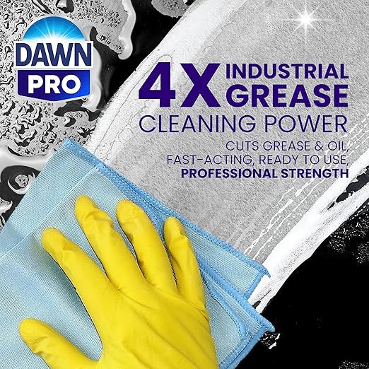 Dawn PRO Industrial Surface Degreaser, Bulk Foaming Spray Refills for Cleaning Grease Buildup in Commercial Kitchens, 1 gal (Case of 3)