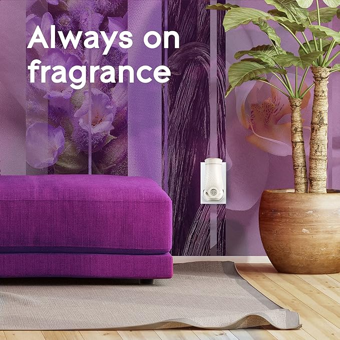 Glade PlugIns Refills Air Freshener, Scented and Essential Oils for Home and Bathroom, Lavender & Vanilla , 1.34 Fl Oz, 2 Count (Pack of 1)