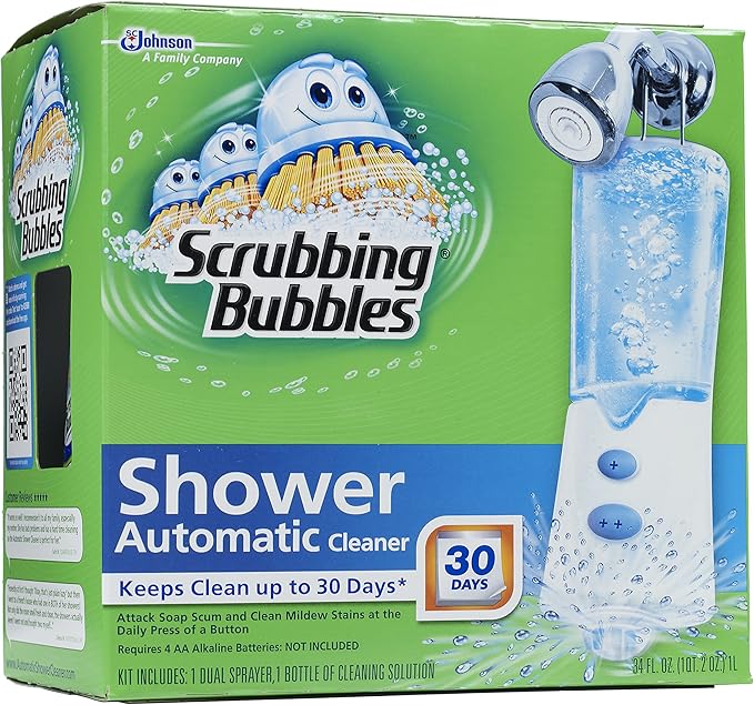 Scrubbing Bubbles Automatic Shower Cleaner, Starter Kit, 34 Ounce.
