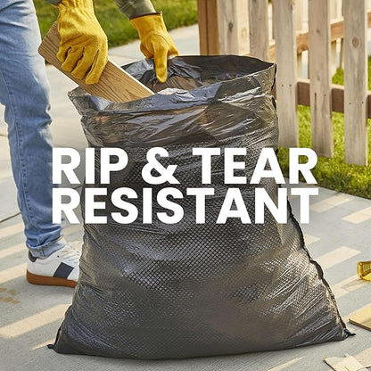 Glad Trash Bags, ForceFlex Large Garbage Bags ‚ 30 Gallon Black Trash Bag ‚ 68 Count (Package May Vary)