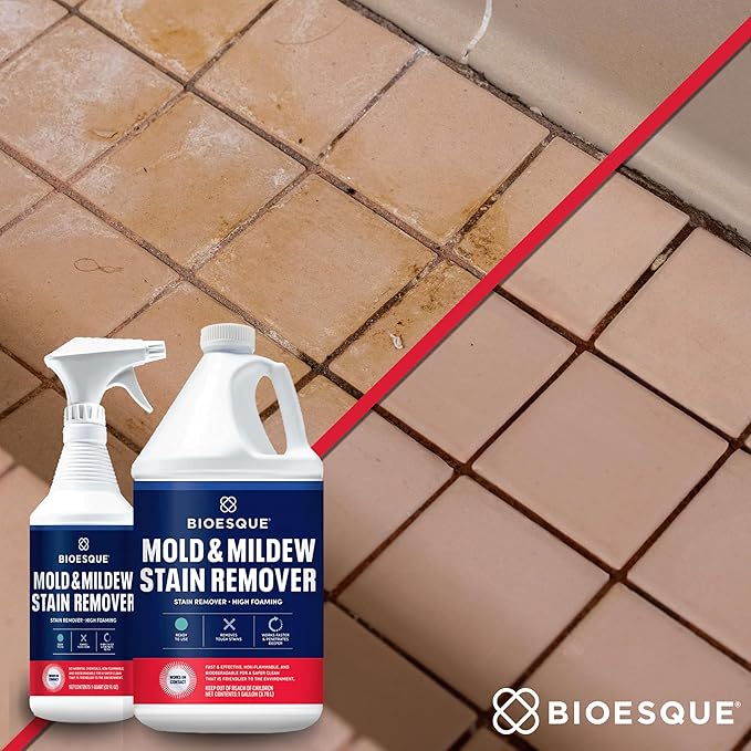 Bioesque Mold & Mildew Stain Remover, 1 Gallon (Pack of 4)