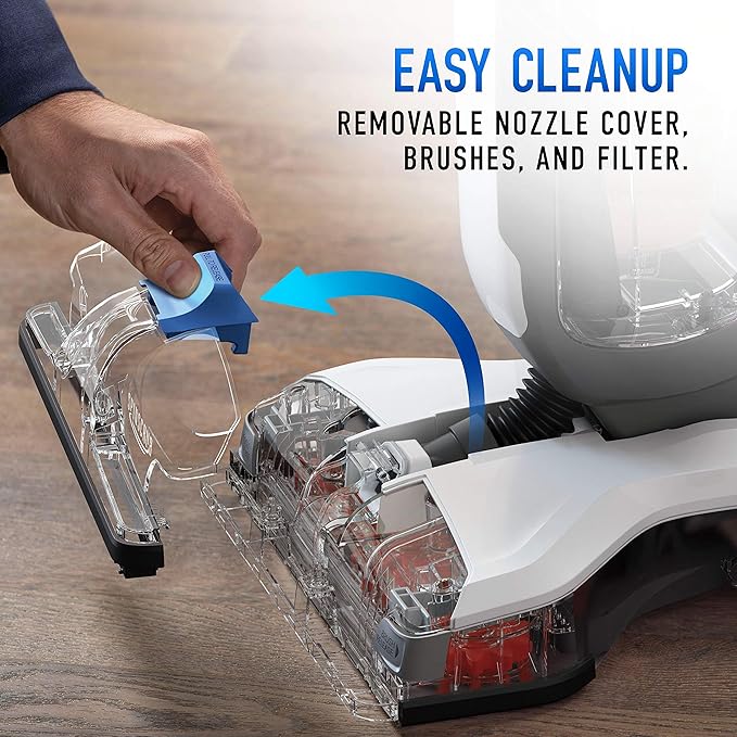 Hoover PowerDash Pet Hard Floor Cleaner Machine, Lightweight Floor Cleaning Machine, Floor Scrubber with Spin Scrub Brushes, Fast Drying System, Ideal for Hardwood, Vinyl, Tile, Laminate and More