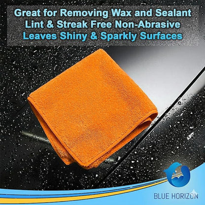 Assorted Color Microfiber Towels - 36-Pack, Dual-Sided Ultra Soft Plush Washcloth, Professional Grade Premium Microfiber Detailing Cleaning Cloths, Car, Household and Commercial (Mix Color, 16" x 16")