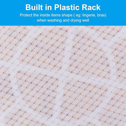 GOGOODA Mesh Laundry Bags, Delicates Washing Bags for Sweater Blouse Hosiery Bras Premium Wash Bags for Travel Storage Organization (4 Set)