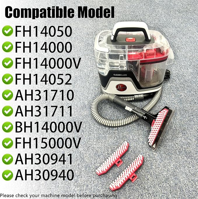 Eifrthe FH14050 Brush Attachment Compatible with Hoover CleanSlate Plus FH14050 Carpet Cleaners for FH14000 FH14000V FH14052 AH31710 AH31711 BH14000V FH15000V AH30941 AH30940 Spot Cleaner