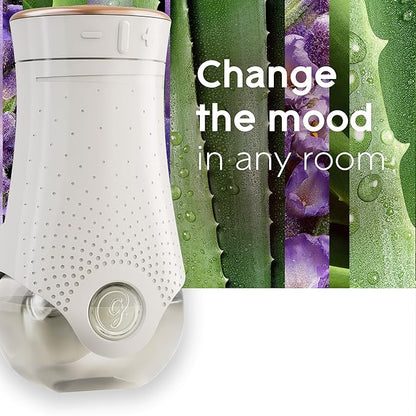 Glade PlugIns Refills Air Freshener, Scented and Essential Oils for Home and Bathroom, Tranquil Lavender & Aloe, 3.35 Fl Oz, 5 Count
