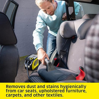 Kärcher Cordless Carpet and Upholstery Cleaner, Self-Cleaning Function, Spot Cleaner for Carpets, Cars and Furniture, SE 3-18 Compact - Tool Only