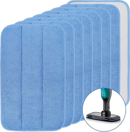8 Pack SM2050 Replacement Steam Mop Pads Compatible with Kenmore SM2050 2-in-1 Steam Mop Hard Floor Cleaner, Reusable & Washable Microfiber Cleaning Pads floor cleaning, Replaces Pad Model: KP1010