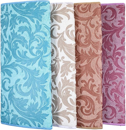 4pcs microfiber dish drying mat dish drying mats for kitchen counter dryng mat for dishes Large Size 20"X15"Dishes Drainer Pad Super Absorbent Dishes Drainer Pads Anti-Slip Pad Quick Dry