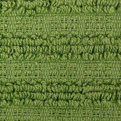 Ritz Royale Collection 100% Combed Terry Cotton, Highly Absorbent, Kitchen Towel Set, 13-3/4" x 12", 4-Pack, Solid & Checked, Cactus