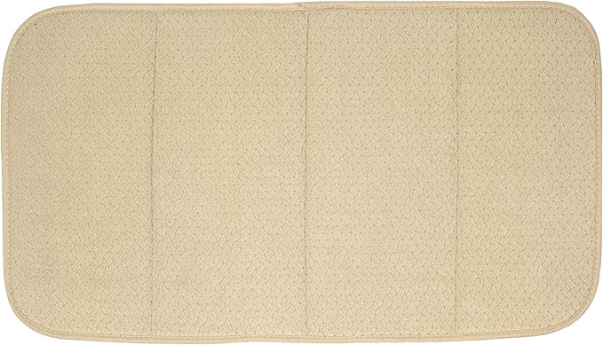 All-Clad Premium Reversible Dish Drying Mat for Kitchen: 16"" x 28"" Ultra-Absorbent, Long-Lasting, No Condensation, and Oversized for Large Pots and Pans - 1 Pack, Cappuccino