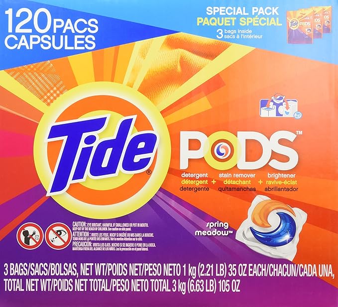 Tide Pods (Spring Meadow) - 132 Count