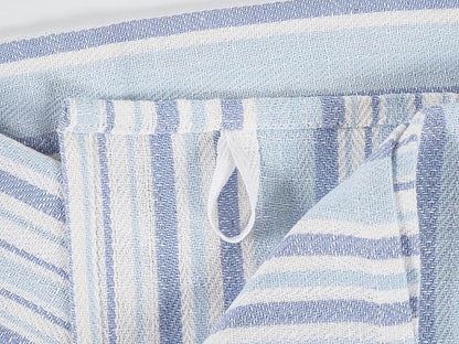KAF Home Assorted Flat Kitchen Towels - Set of 10, 18 x 28 Inch (Sky)