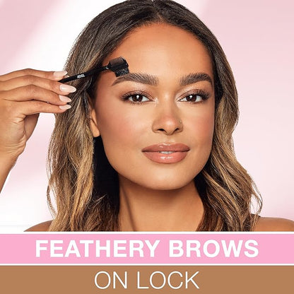 Ardell Brow Glue Taupe with Styling Brush – Tinted Eyebrow Gel for Lamination Lift, All-Day Extreme Hold Brow Gel for Defined & Fluffy Brows, 0.35 oz