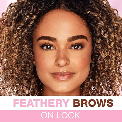 Ardell Brow Glue Medium Brown with Styling Brush – Tinted Eyebrow Gel for Lamination Lift, All-Day Extreme Hold Brow Gel for Defined Brows, 0.35 oz