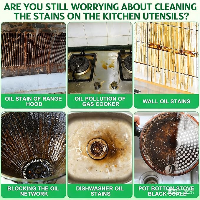 Heavy Duty Cleaning Cream For Kitchen Use Multi Surface Degreaser That Removes Stubborn Grease And Stains From Ovens Grills And Appliances