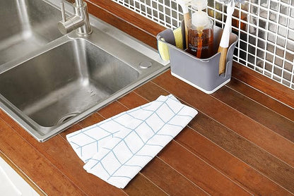 Full Circle Clean Again Super Absorbent Cleaning Cloths, Blue Waves, 2 Pack
