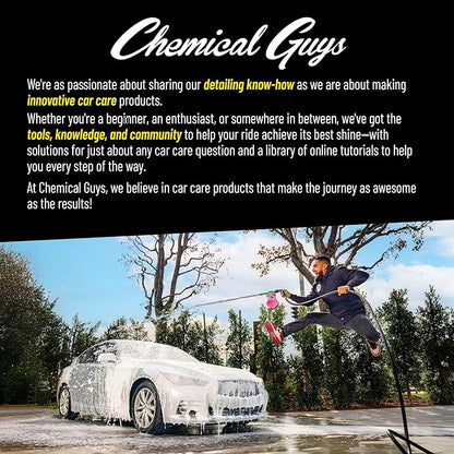 Chemical Guys HOL401 Eco Friendly Drought Buster Waterless Car Wash & Wax Kit, 8 Items