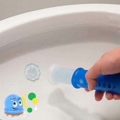 Scrubbing Bubbles Fresh Gel Toilet Bowl Cleaning Stamps Refills, Helps Keep Toilet Clean and Helps Prevent Limescale & Rings, Rainshower Scent, 12 Stamps (Pack of 6)