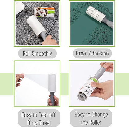 Mr. Pen- Lint Rollers, 1 Handle with 3 Refills, 270 Sheets, Extra Sticky Lint Remover for Clothes, Lint Roller for Pet Hair, Pet Hair Roller, Sticky Roller, Lint Roller for Clothes, Lint Removers