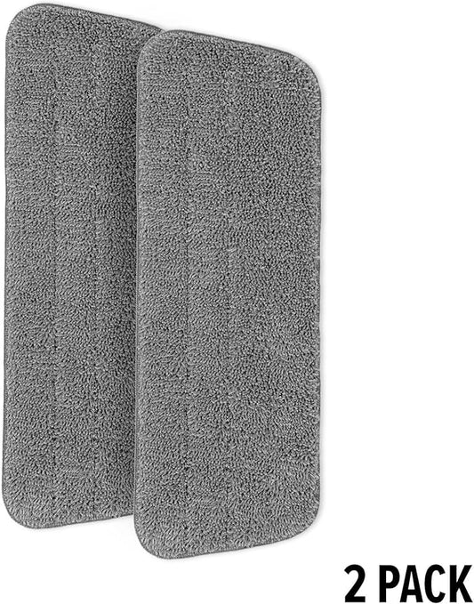Dirt Devil Spray Mop Replacement Pads, Pack of 2, Grey, For Sealed Hard Floors like Laminate, Tile, Hardwoods and More, Mopping Pad Replacement for Use with Dirt Devil Spray Mop