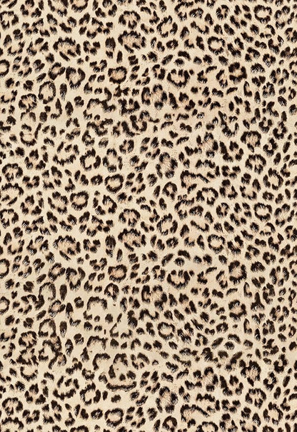 HueBurst 17.3"x480" Leopard Peel and Stick Wallpaper Leopard Contact Paper Self Adhesive Brown Removable Waterproof Contact Paper Art DIY Wallpaper for Bedroom Living Room Furniture