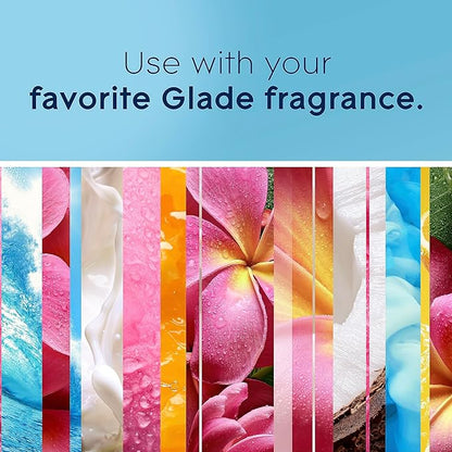 Glade PlugIns Air Freshener Warmer, Scented and Essential Oils for Home and Bathroom, Up to 70 Days on Low Setting, 2 Count