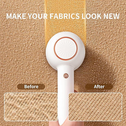 Fabric Shaver, Sweater Shavers to Remove Pilling, USB Rechargeable Lint Remover with 6-Leaf Blades, Fabric Defuzzer for Clothes Pilling, Fuzz, Lint Balls, Couch, Furniture, 2 Replacement Blades