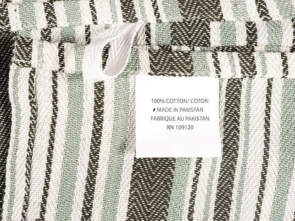 KAF Home Assorted Flat Kitchen Towels - Set of 10, 18 x 28 Inch (Olive)