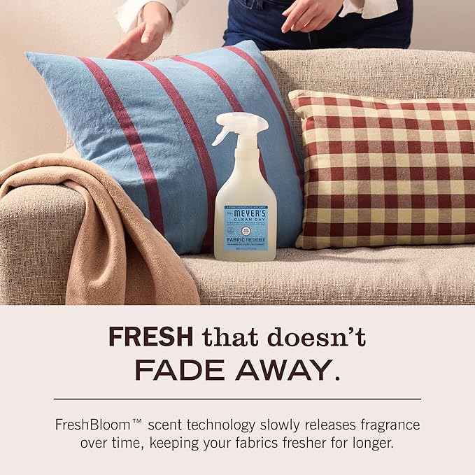 MRS. MEYER'S CLEAN DAY Fabric Freshener, Rain Water Scent, 20 Ounce Bottle