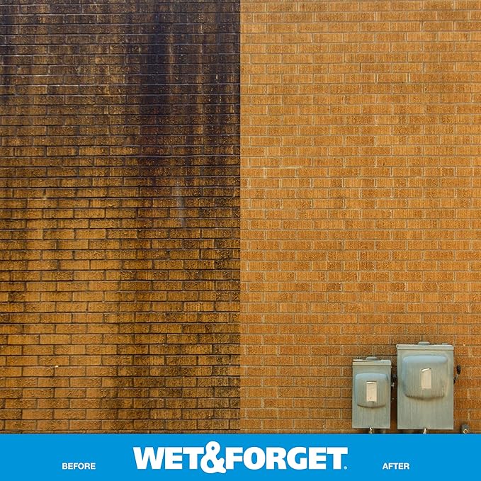 Wet & Forget Outdoor Moss Mold Mildew & Algae Stain Remover 2x .75 Gallon