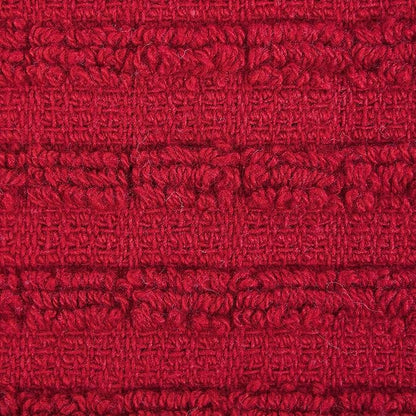 Ritz Royale Collection 100% Combed Terry Cotton, Highly Absorbent, Kitchen Towel Set, 13-3/4" x 12", 4-Pack, Solid & Checked, Paprika